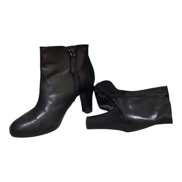 Lauren Ralph Lauren Genuine Leather Marcy Ankle Boots Size 10B - Picture 8 of 13